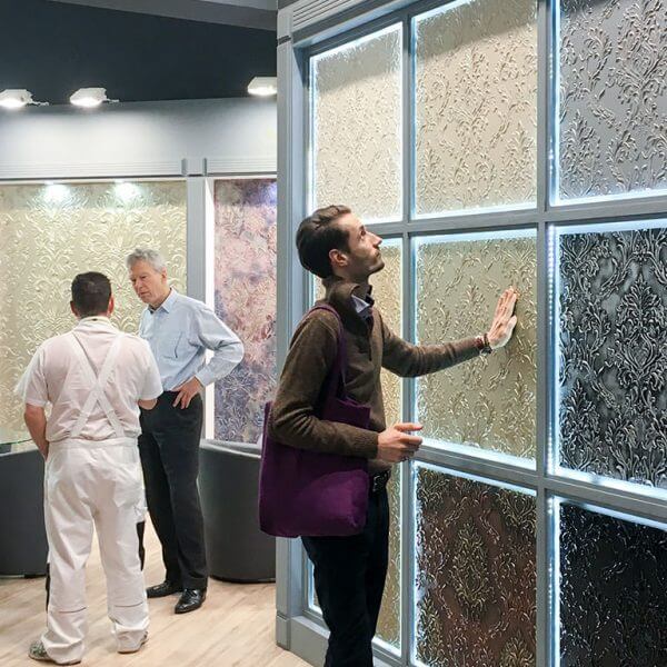 Lincrusta Beispiele verschiedener Gestaltungen.